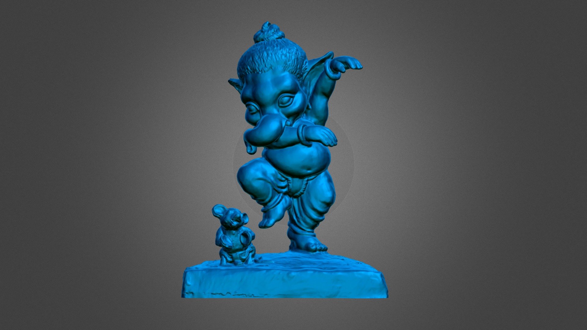 Lord Ganesha - 3D model by SD (@satishdesai) [f223f6d]