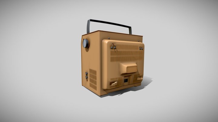 retro tv 3D Model