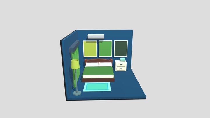Yatak Odası 3D Model