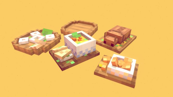 Ishtarian Food 3D Model
