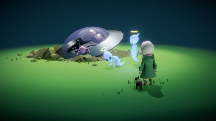 Encounter with the Unknown Ghosts 3D Model