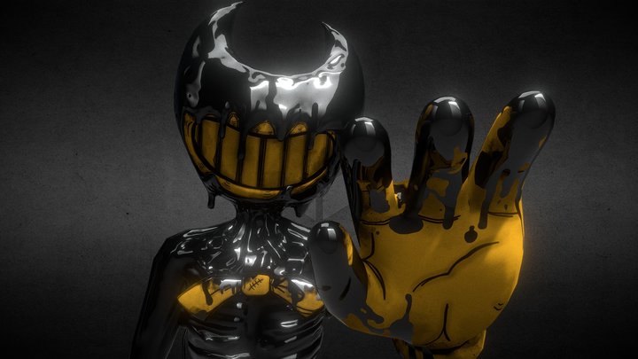 Ink Bendy v4 (BATIM Texture) 3D Model