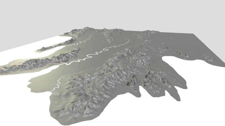 Calradia Topographic Overhaul 3D Model