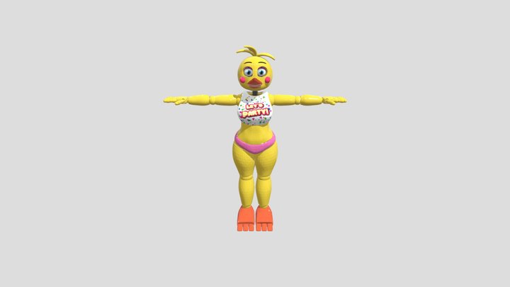 Normal Love taste Toy Chica 3D Model