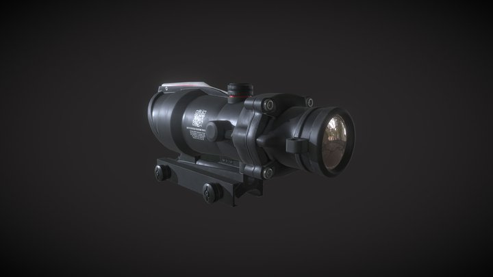 Trijicon ACOG Scope 3D Model