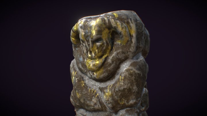 Devils Tower 3D Model
