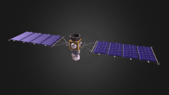 Low-poly(ish) satellite 3D Model
