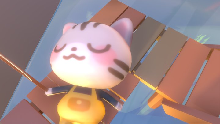 我想睡覺 3D Model