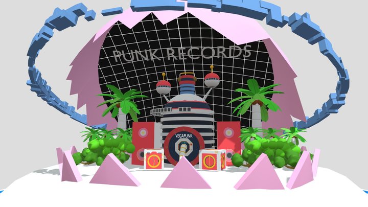 [One Piece] Egg Head Arc_ Punk Record 3D Model