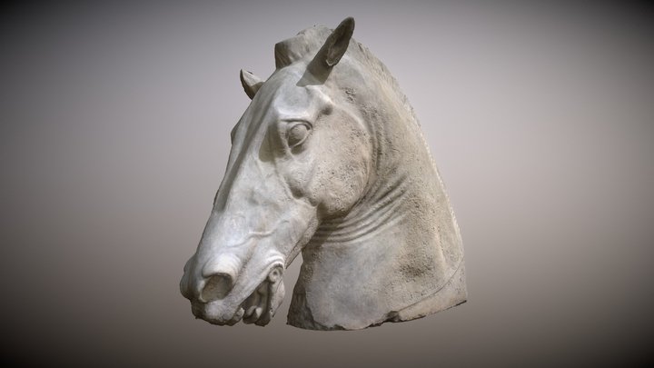 Giant horse head - France 3D Model