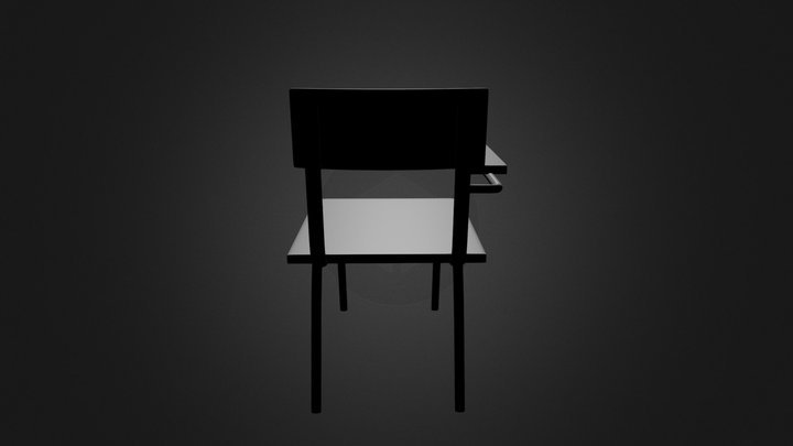 silla de clase 3D Model