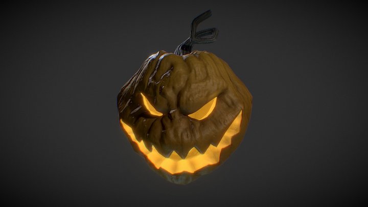 Halloween Jack-o-Lantern 3D Model