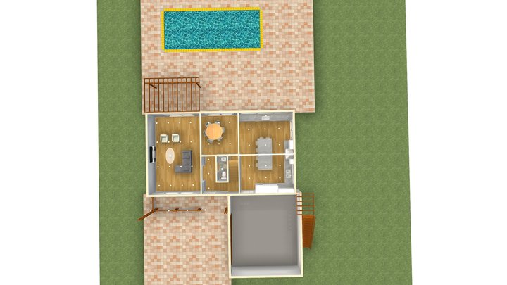 House Remodel - Floor 1 3D Model