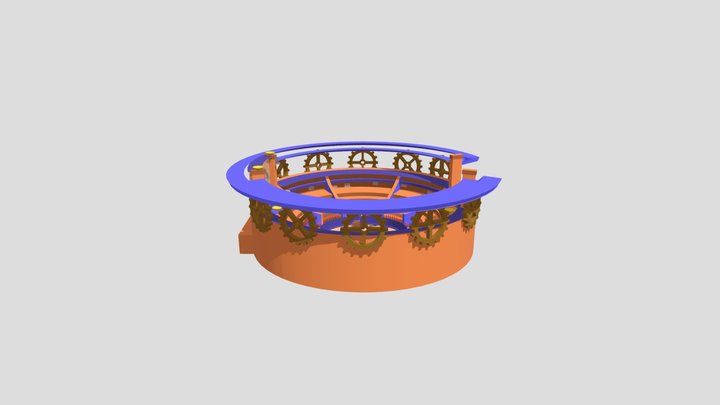 Arena Map Ant Man 3D Model