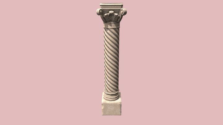 Greek column 3D Model
