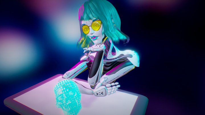 Party Bot 3D Model