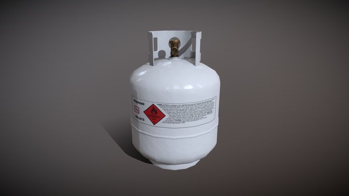 Propane tank (Simple version) 3D Model