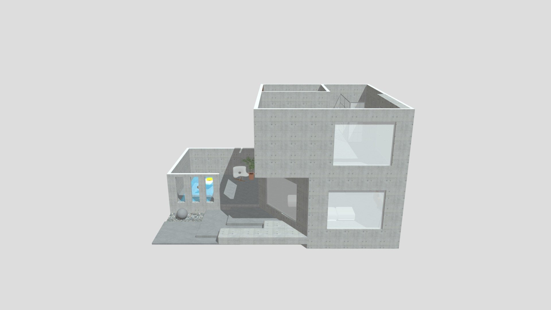 concrete house
