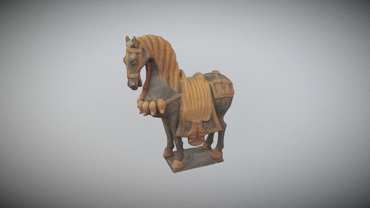 Cheval du vent (2nd test) 3D Model