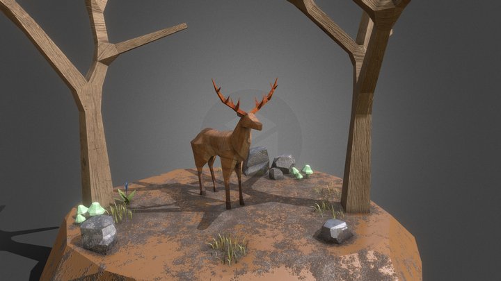Asset Showcase - Deer 3D Model