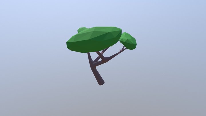Lowpoly Tree 3D Model