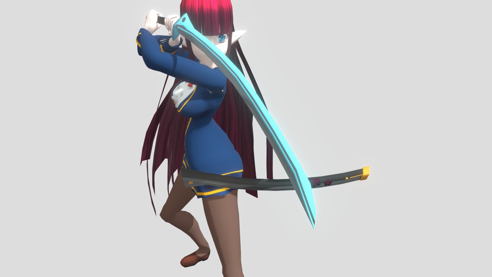 武士刀 - 3D model by czge4091 [f23162b] - Sketchfab