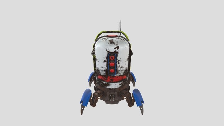 Medic Spiderbot 3D Model