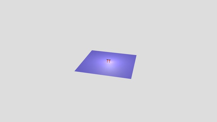 Torri Gate 3D Model