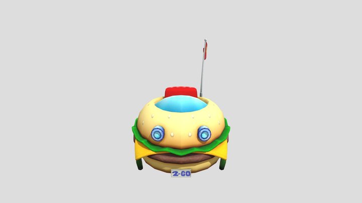 Sponge Bob car 3D Model