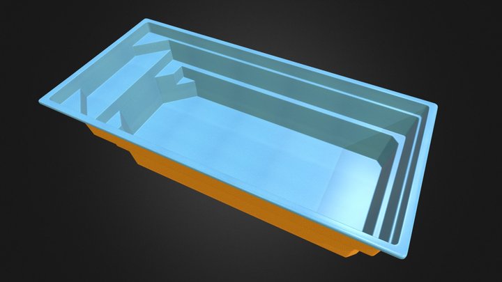 Bazén - Slapy 3D Model