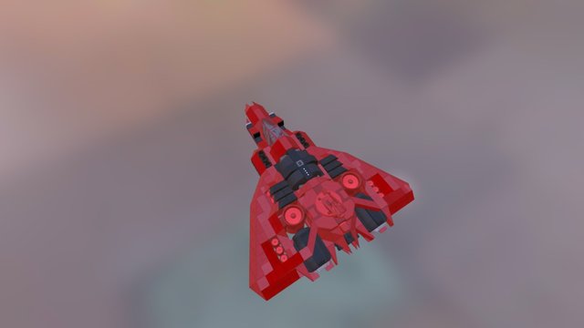 Red Dragon Obj Files 3D Model