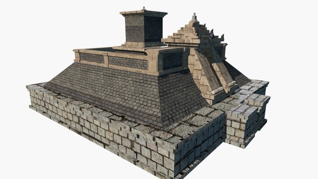 Candi Cetho (Model B) 3D Model
