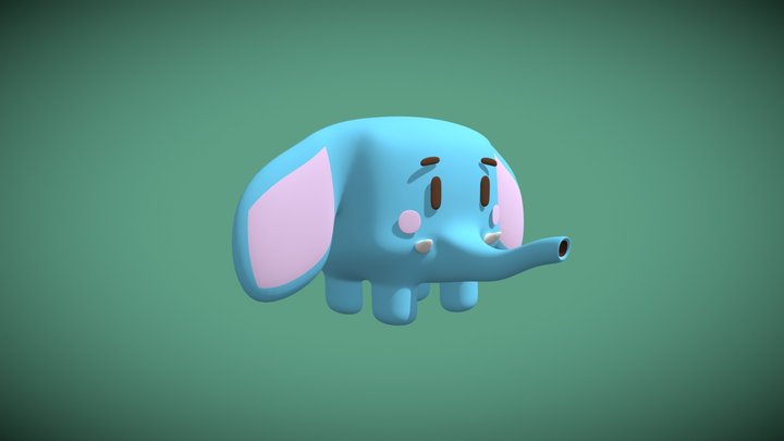 Elephant 3D Model