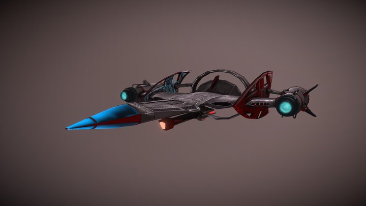 starship 3D Model