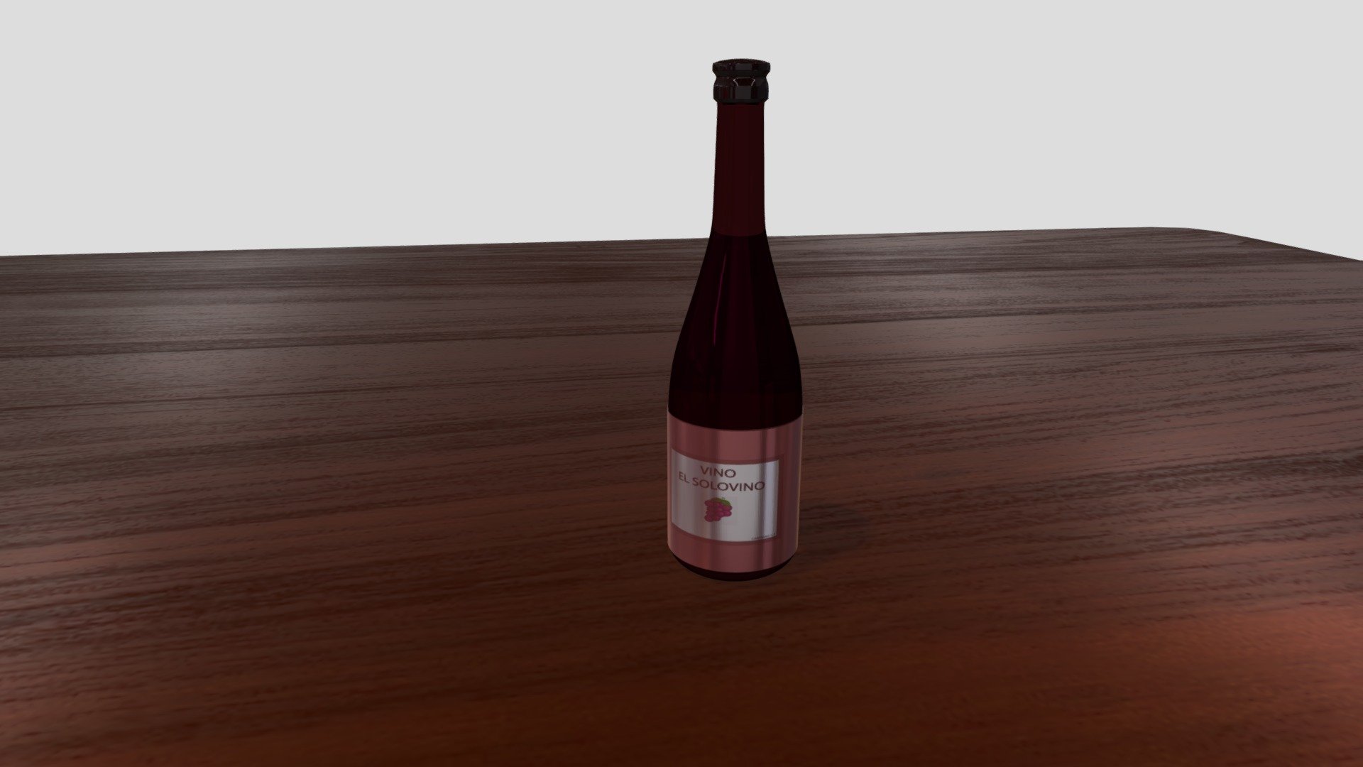 Botella de vino - Download Free 3D model by alexishdez [f235278 ...