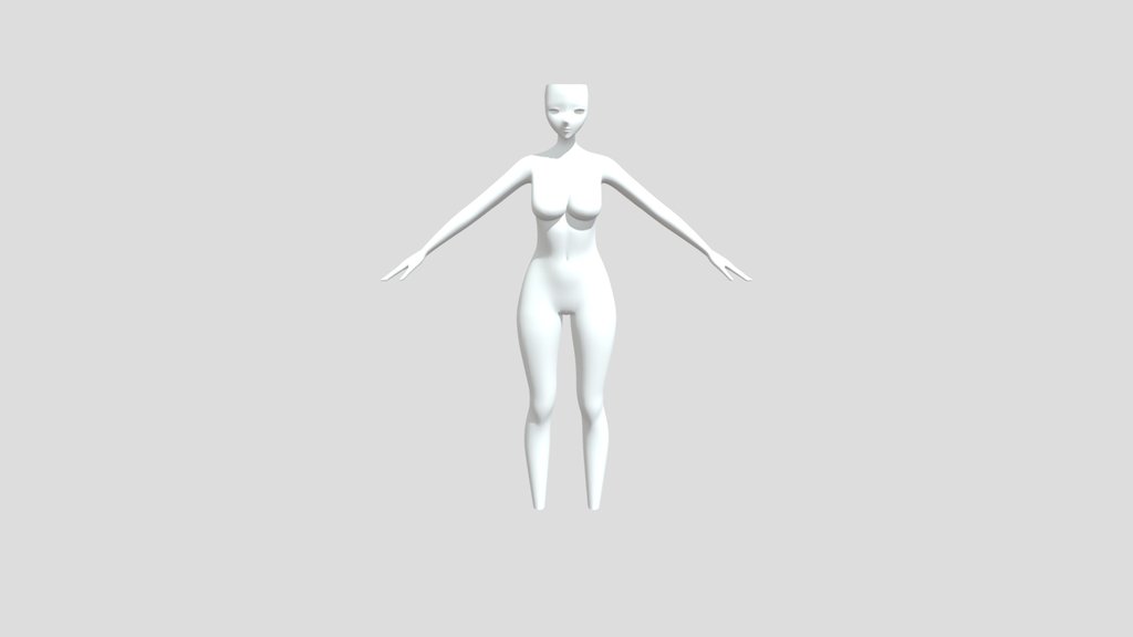 Anime Female Body Template
