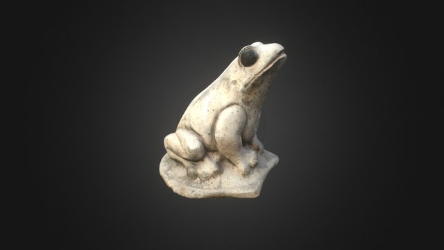 Statue Frog Scan 3D Model