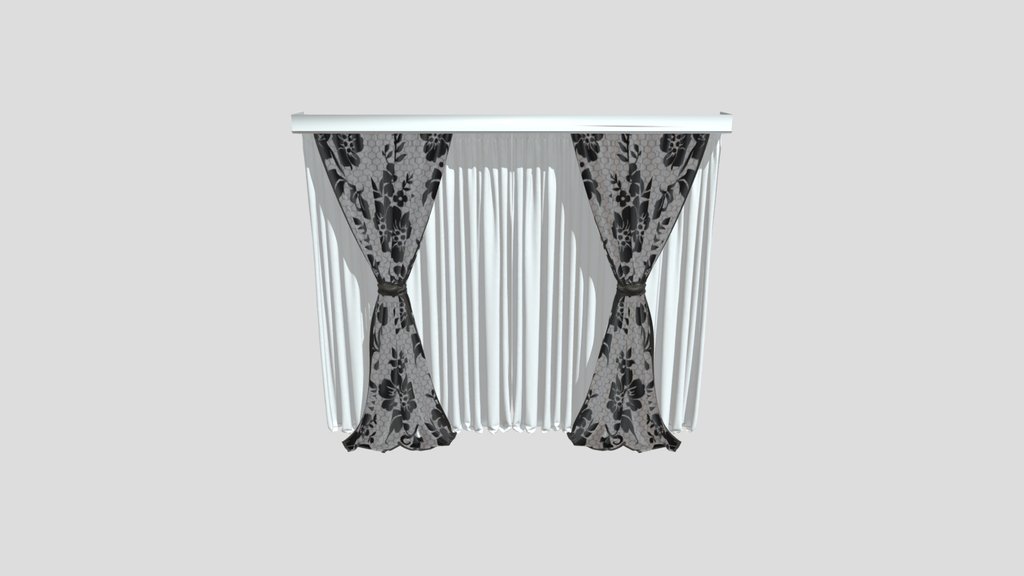 Mi Silk And Cotton Curtain Set
