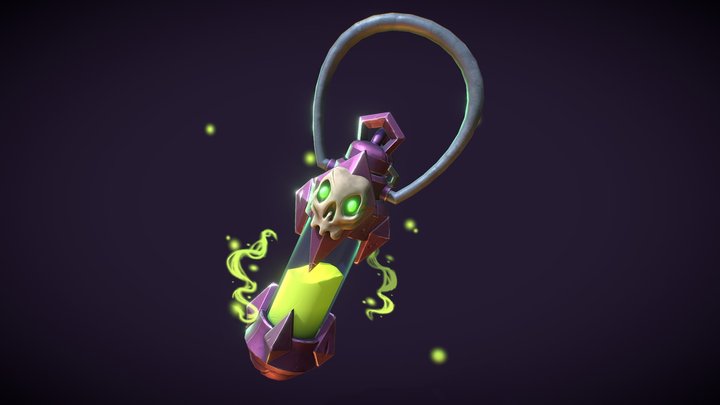 Skull Potion 3D Model
