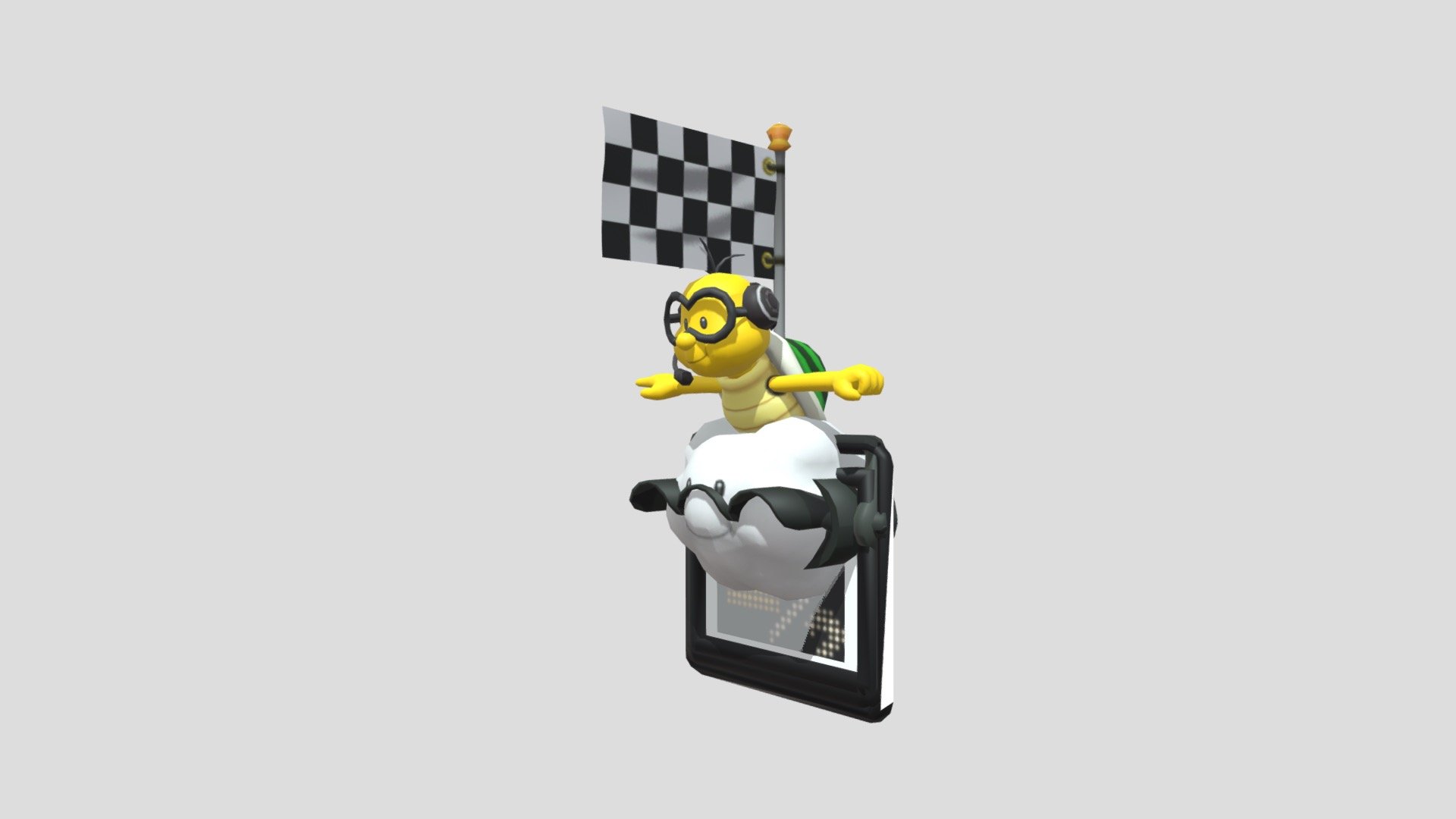 Wii U - Mario Kart 8 - Lakitu Referee - 3D model by Unknown Person ...