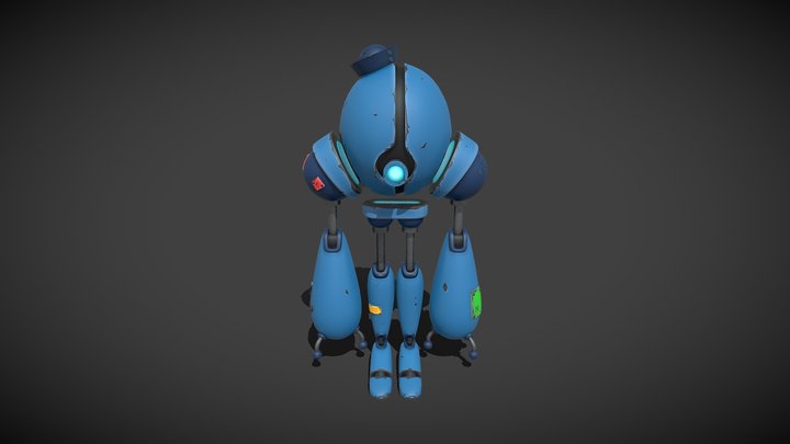 ELM.3R (Stylized robot) 3D Model