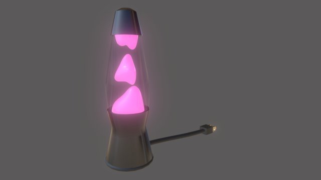 Groovy Lava Lamp 3D Model
