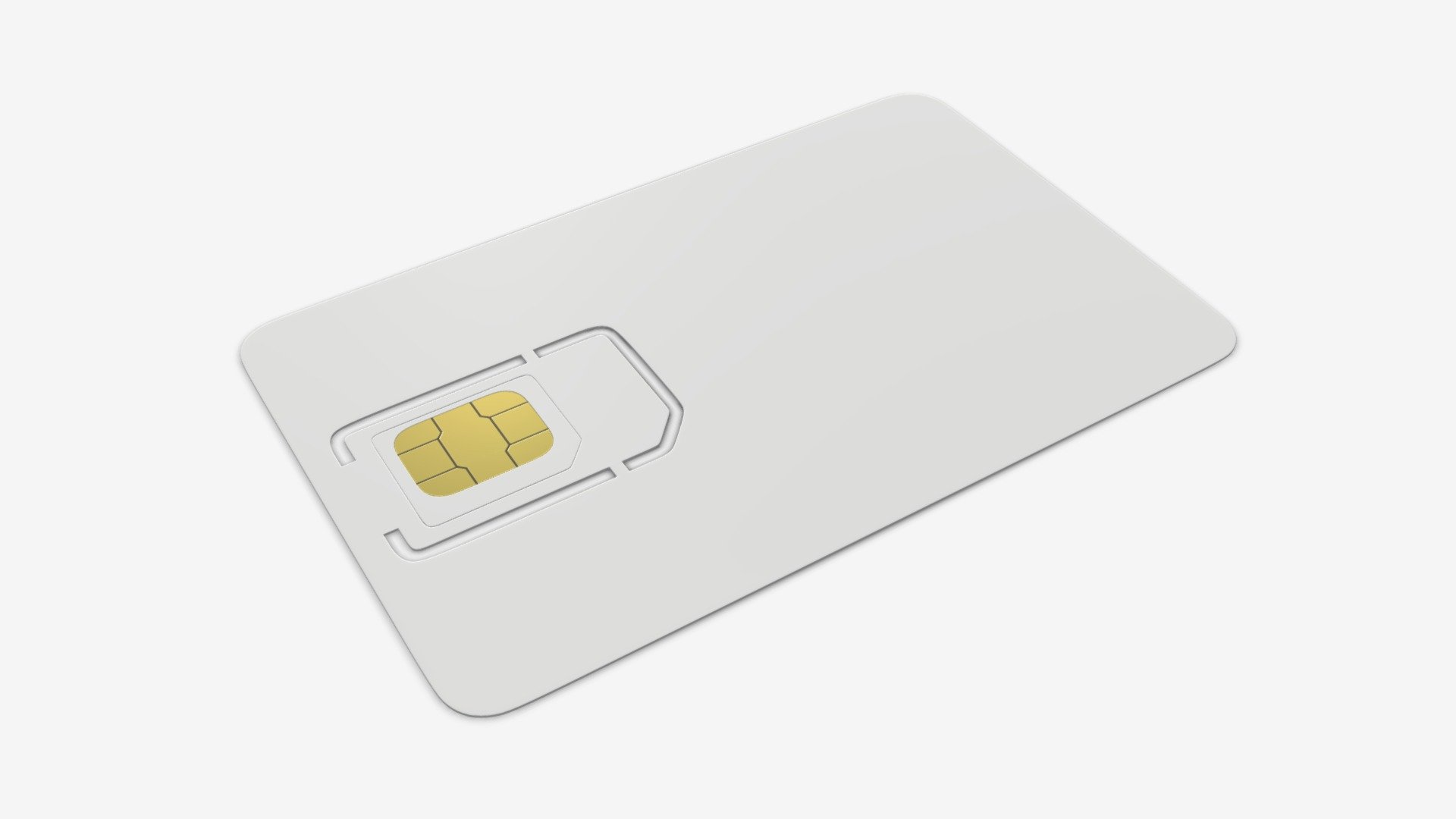 Mobile SIM card 01 - Buy Royalty Free 3D model by HQ3DMOD (@AivisAstics ...