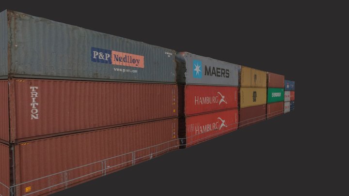Container scan No. 8 3D Model