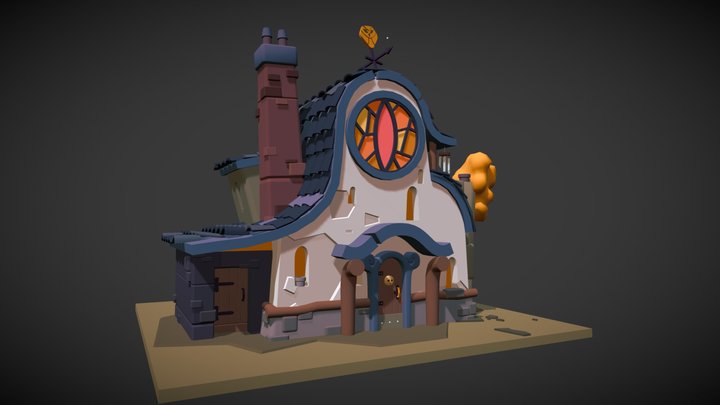 [XYZ School] HW6 The Owl House. 3D Model