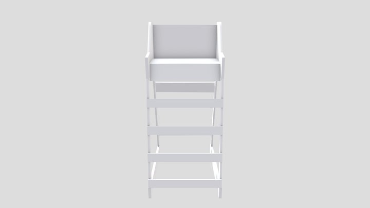 Lifeguard Chair 3D Model
