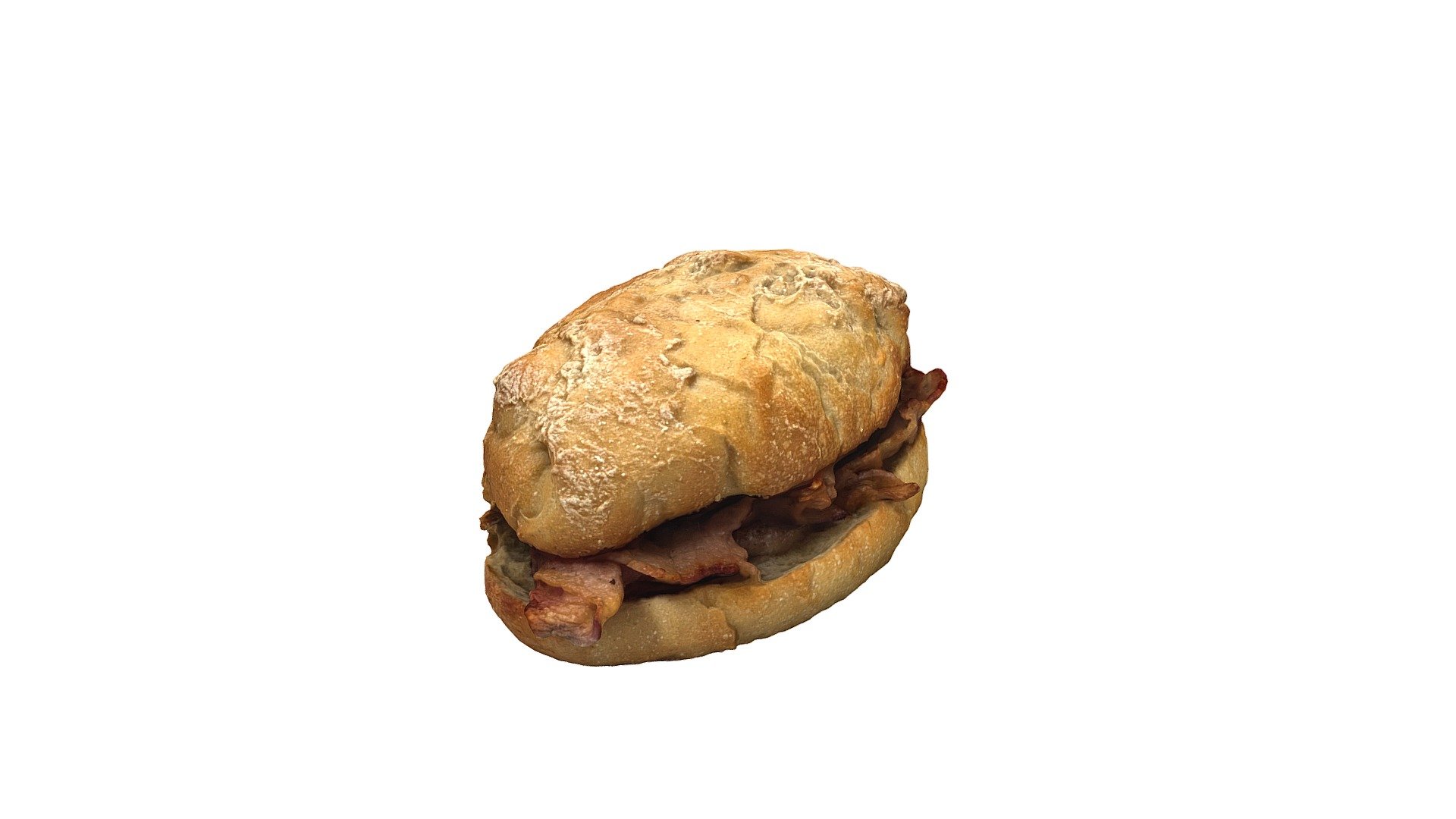 Bacon bap Buy Royalty Free 3D model by uStock [f23a965] Sketchfab Store