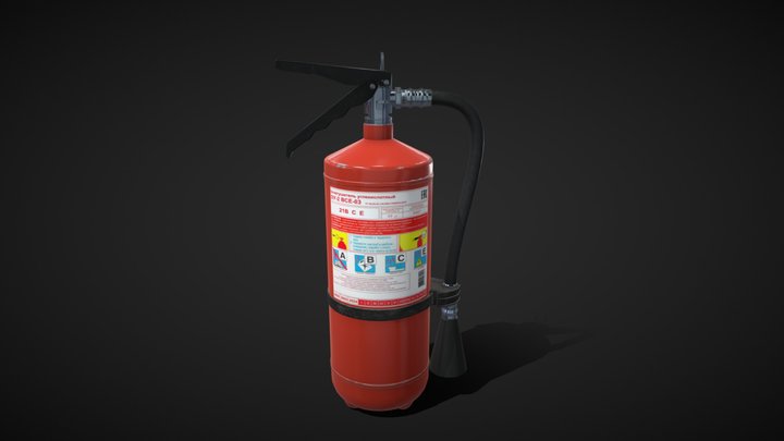Fire extinguisher 3D Model
