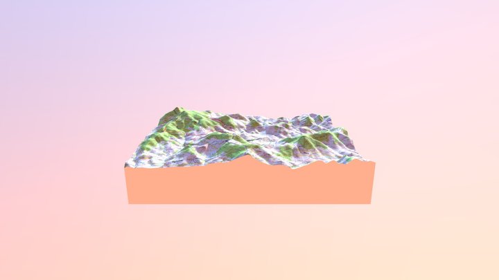 Matourfin-carte 3D Model