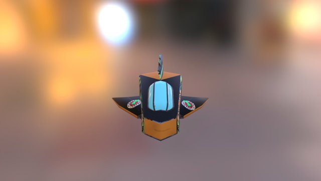 Spacecraft Sketchfab 3D Model